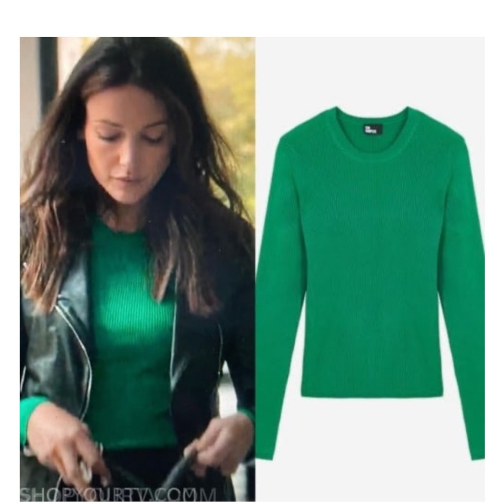 NWOT Kopples Green spring knit top ASO Fool Me Once Maya Stern  medium sold out
